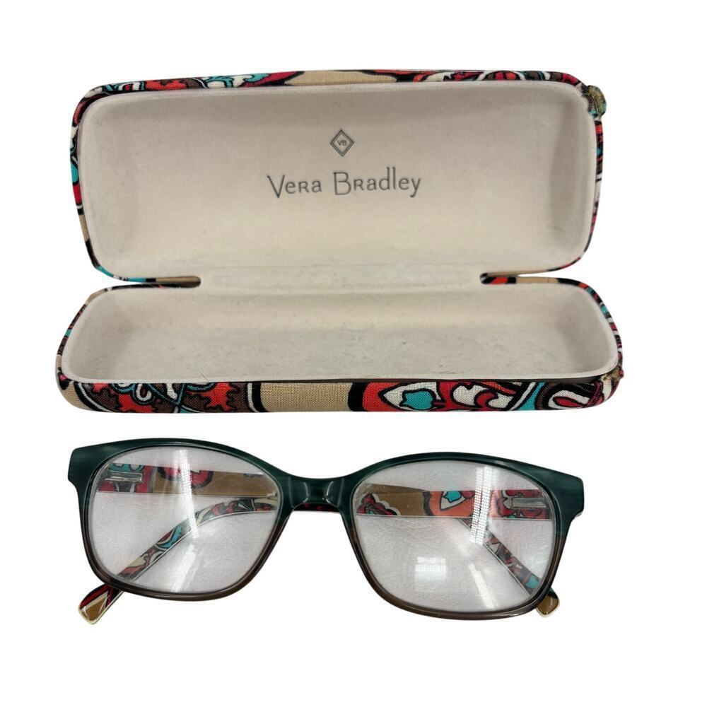 Vera Bradley Eyeglasses Frames Lenses and Glasses Case For Parts